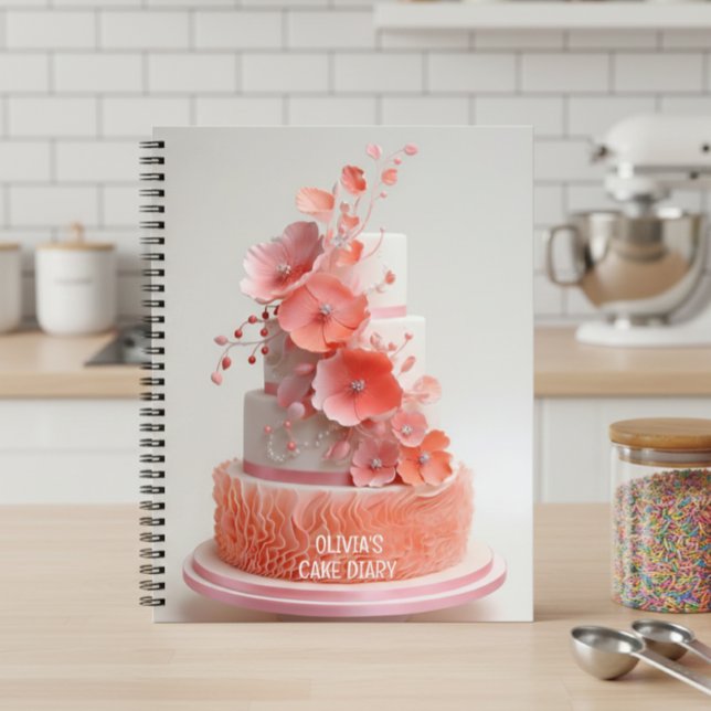 Cuaderno Gift for bakers, customizable recipe journal (Subido por el creador)