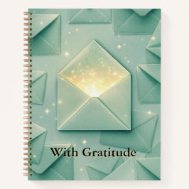 Cuaderno Gift & Gratitude Ledger | Elegant Envelope Design