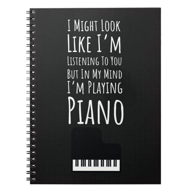 Cuaderno Gift Ideas For Piano Players Music Lover Pianist (Frente)