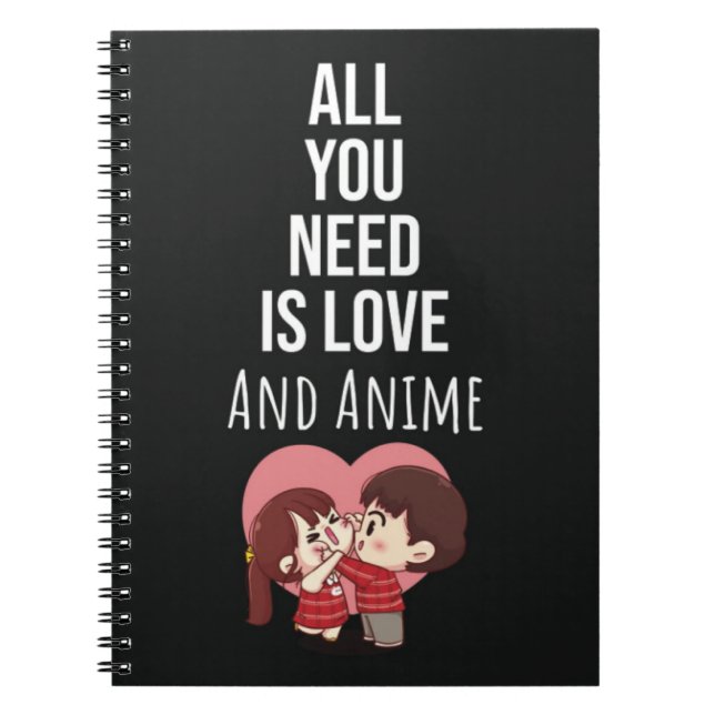 Cuaderno Gifts For Anime Fans Kawaii Japanese Otaku (Frente)