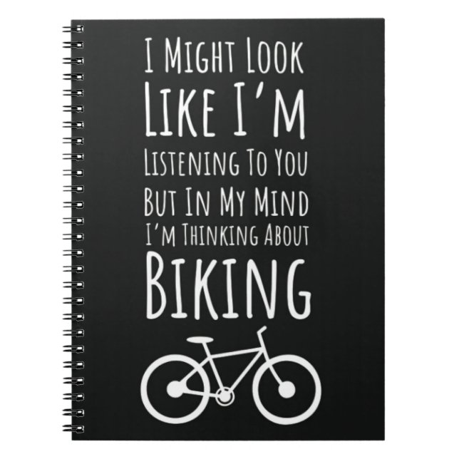 Cuaderno Gifts For Cyclists Cycling Biking Bike Bicycling  (Frente)
