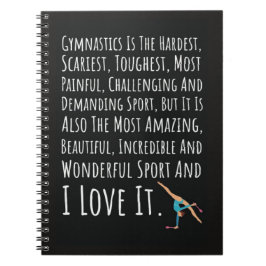 Cuaderno Gifts For Gymnastics Lover Gymnast Girls Sports