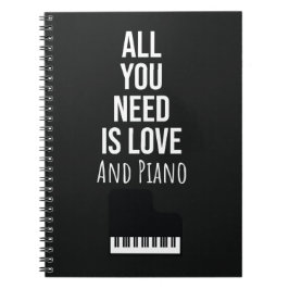 Cuaderno Gifts For Piano Enthusiasts Player Music Musician