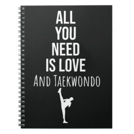 Cuaderno Gifts For Taekwondo Student Fighting Self Defense