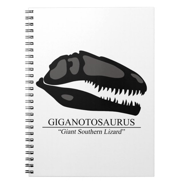 Cuaderno Giganotosaurus Skull (Frente)