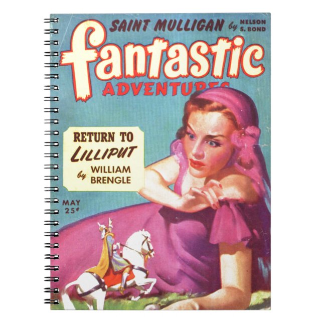 Cuaderno Giganta en un vestido de la lavanda (Frente)