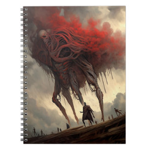 Cuaderno Gigante Alien Walking Ciencia Ficción Arte de Horr