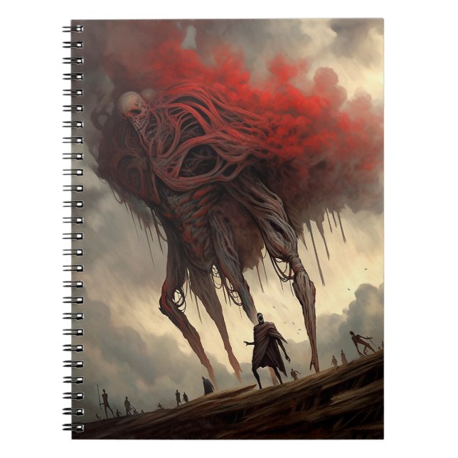 Cuaderno Gigante Alien Walking Ciencia Ficción Arte de Horr (Frente)