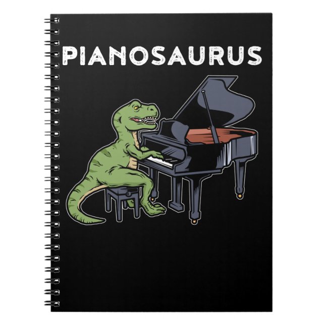 Cuaderno Gigante de piano grande niños pianista de música d (Frente)