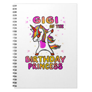 Cuaderno Gigi De La Princesa De Cumpleaños - Abuela Dabbi