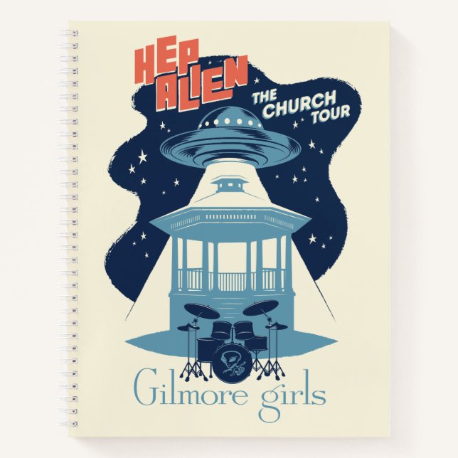 Cuaderno Gilmore Girls Hep Alien Church Tour (Anverso)