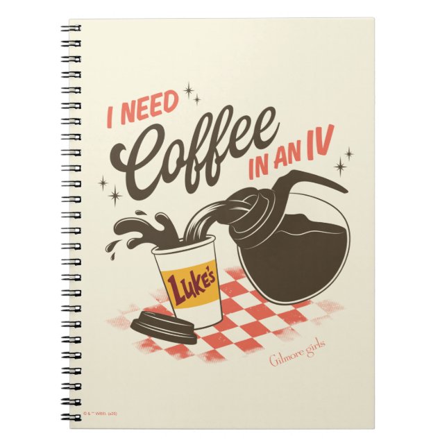 Cuaderno Gilmore Girls Luke’s Coffee IV Quote (Frente)