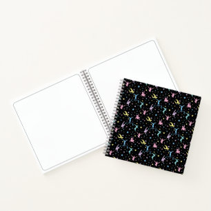Cuaderno Gimnasia artística femenina Gimnastas con estrella