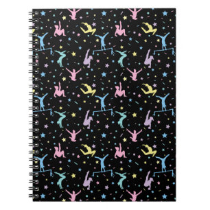 Cuaderno Gimnasia artística femenina Gimnastas con estrella