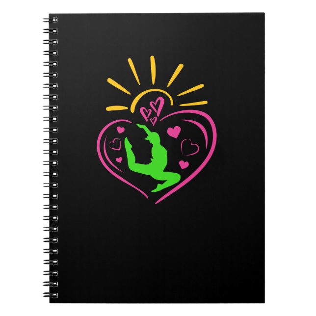 Cuaderno Gimnasia chica - Corazón veraniego (Frente)