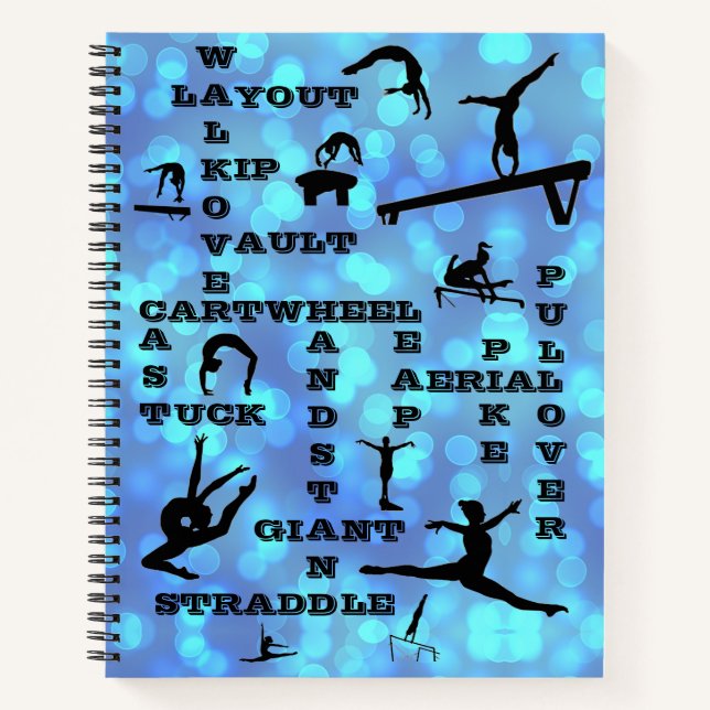 Cuaderno Gimnasia chica Crudos azules (Anverso)