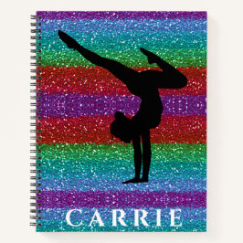Cuaderno Gimnasia Cordón de espiral de arcoiris