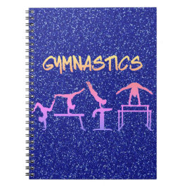 Cuaderno Gimnasia del Purpurina azul real