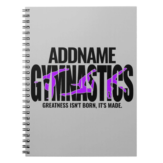 Cuaderno Gimnasia EQUIPO Acrobático NAME Salto de manos Gim (Frente)