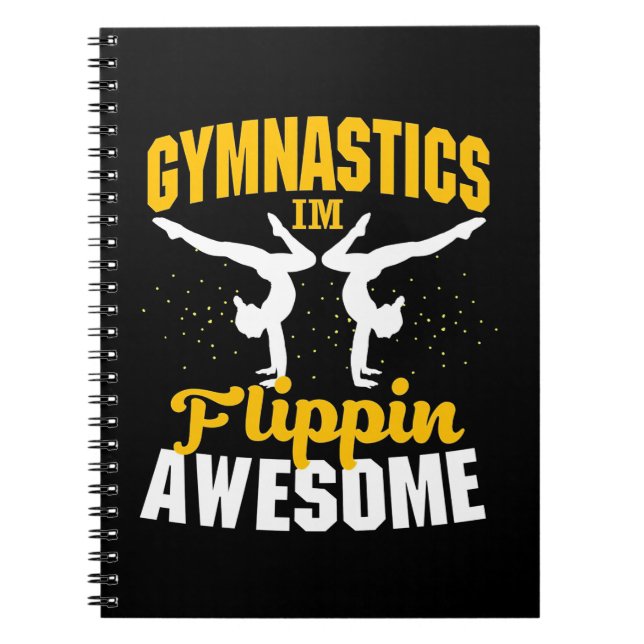 Cuaderno Gimnasia, estoy Flippin Asombroso (Frente)