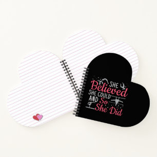 Cuaderno Gimnasia femenina - creía que podía