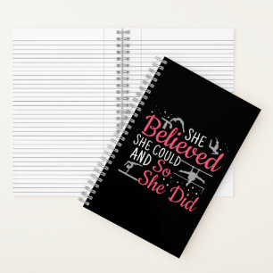 Cuaderno Gimnasia femenina - creía que podía