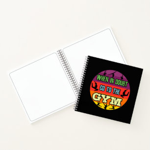 Cuaderno Gimnasia Femenina Cuando Tengas Dudas Ve al Gimnas