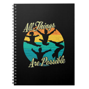 Cuaderno Gimnasia Femenina - Todas las Cosas son Posibles
