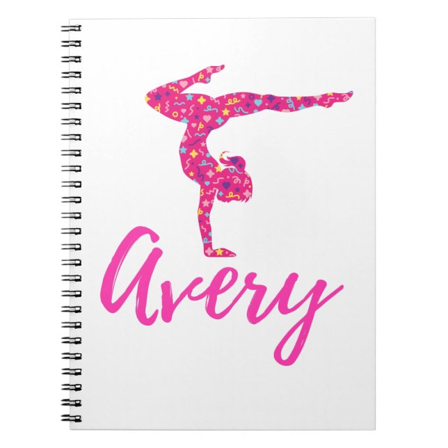 Cuaderno Gimnasia Gimnasia Personalizada Nombre Avery (Frente)