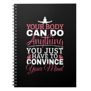Cuaderno Gimnasia para niñas - Tu cuerpo puede hacer cualqu