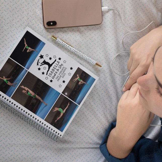 Cuaderno Gimnasia personalizada 5 Nombre de Collage de foto (Subido por el creador)