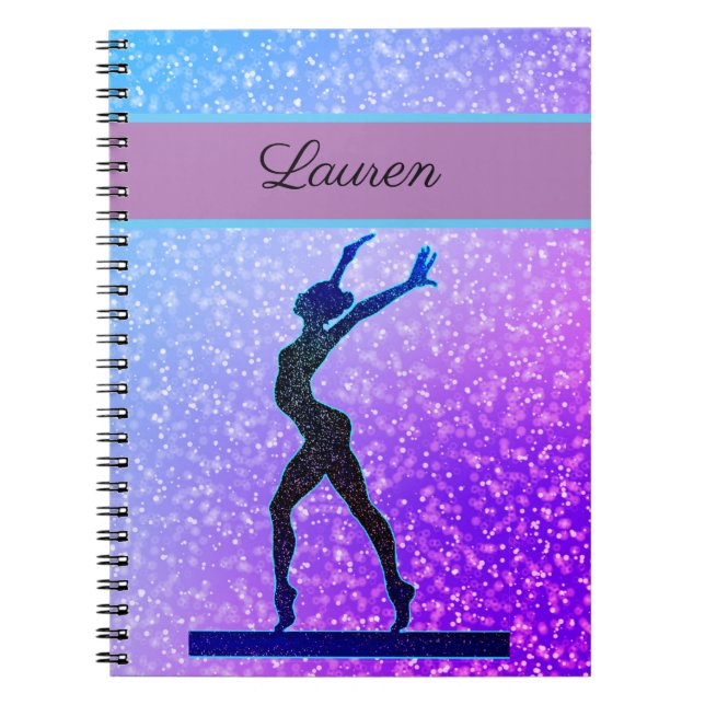 Cuaderno Gimnasia purpurina Beam Blue and Purple (Frente)
