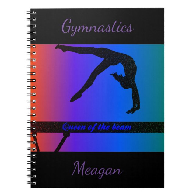 Cuaderno Gimnasia "Reina de la viga" (Frente)