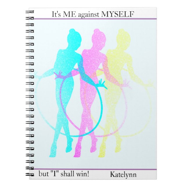 Cuaderno Gimnasia Rítmica Reflexiona Yo, Yo Y Yo (Frente)