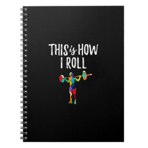 Cuaderno Gimnasio Así es como hago Chica de Construcción de