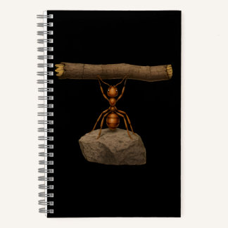 Cuaderno Gimnasio de hormiga divertida