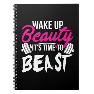 Cuaderno Gimnasio de las mujeres - Despierten belleza, tiem