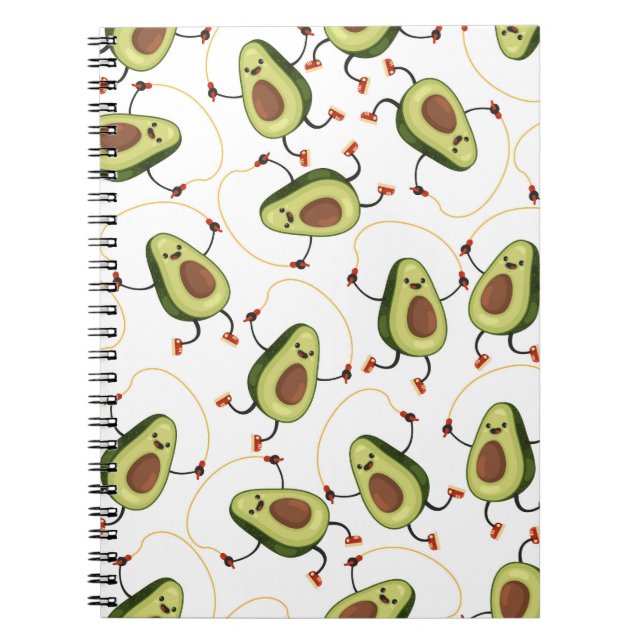 Cuaderno Gimnasio del aguacate: Patrón de cosecha (Frente)