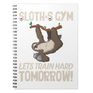Cuaderno Gimnasio eslovaco Entrenemos duro mañana