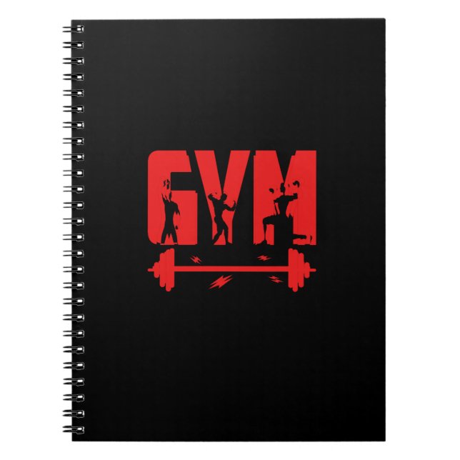 Cuaderno gimnasio fitness (Frente)