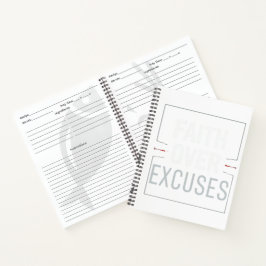 Cuaderno Gimnasio Motivación de Fe Sobre Excusas – Disco Cr