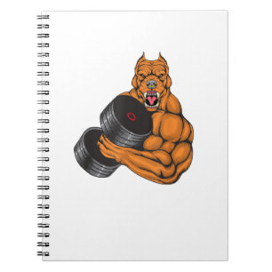Cuaderno Gimnasio Pit Bull Gym Fitness - Cuerpo de elevació