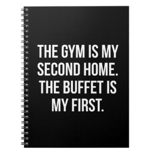 Cuaderno Gimnasio y buffet es mi hogar, a granel - Divertid