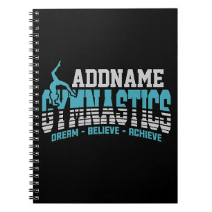 Cuaderno Gimnasta AGREGAR NOMBRE Equipo de Gimnasia Backben