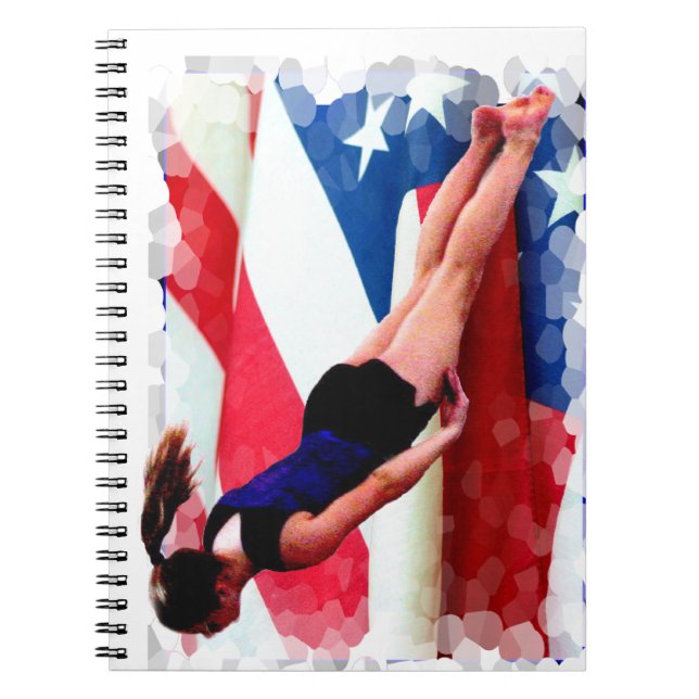 Cuaderno Gimnasta del trampolín (Frente)