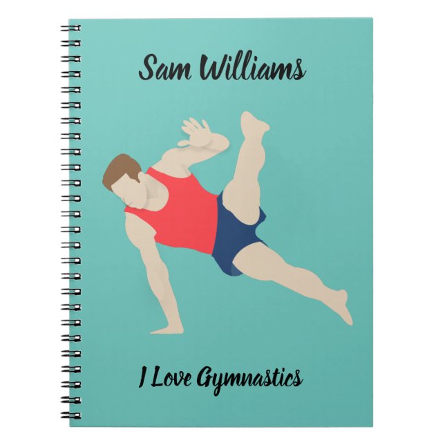 Cuaderno Gimnasta masculino (Frente)
