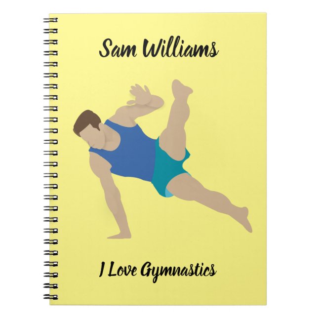 Cuaderno Gimnasta masculino (Frente)