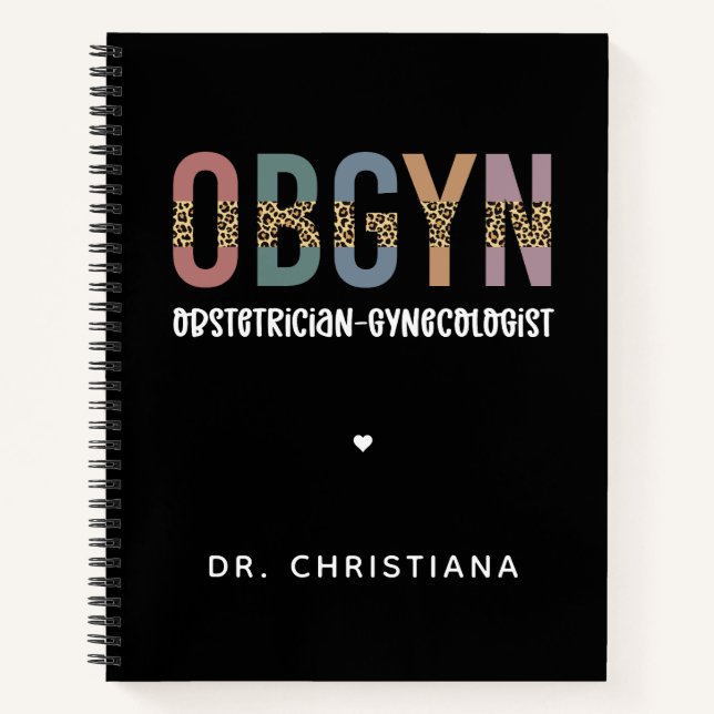 Cuaderno Ginecólogo Obstetricista Obstetricista Personaliza (Anverso)