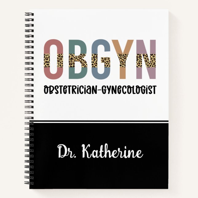 Cuaderno Ginecólogo Obstetricista Obstetricista Personaliza (Anverso)
