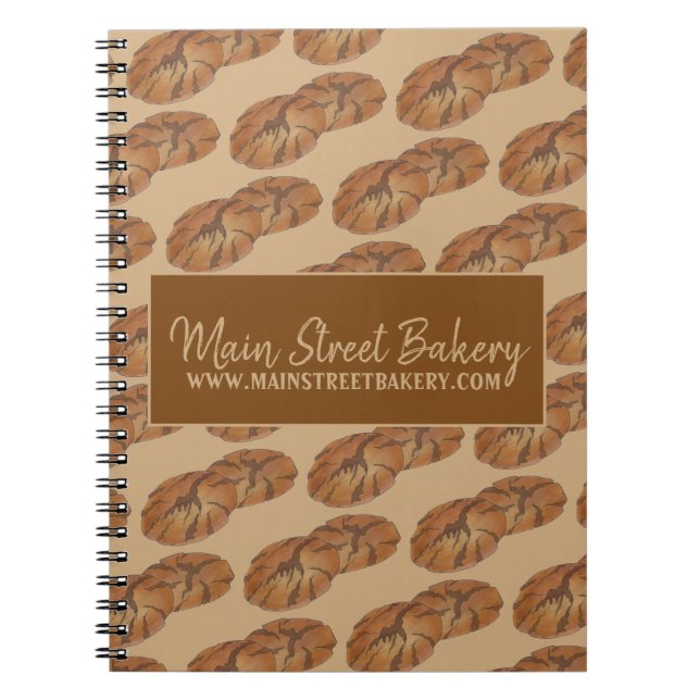 Cuaderno Ginger Snap Cookies Foodie Bakery Pastry Chef (Frente)